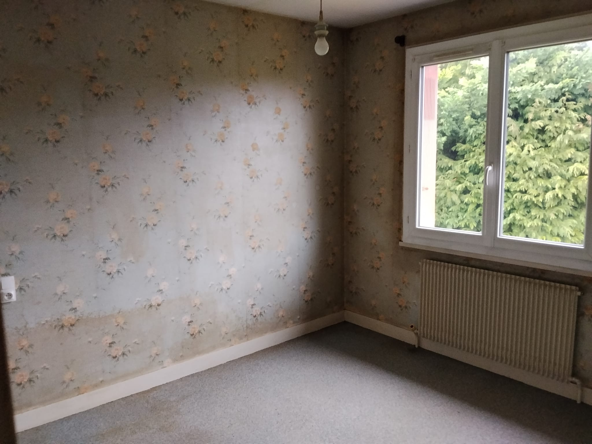 Maison traditionnelle avec sous-sol total et jardin